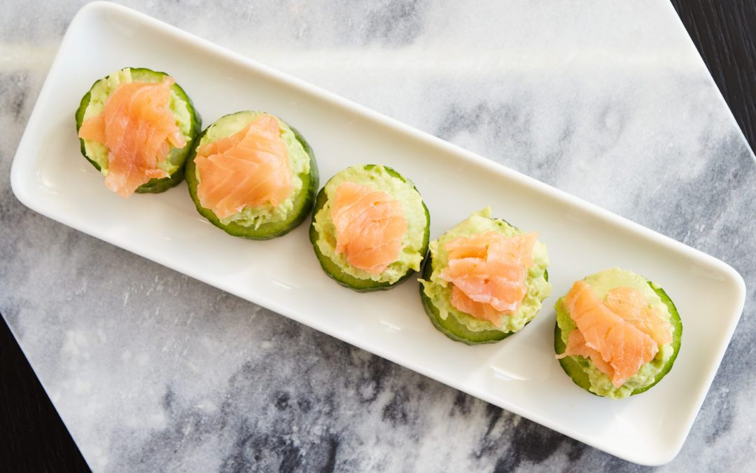 Avocado and Smoked Salmon Bites